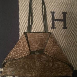 Akris Ai Very Rare reversible tote bag.